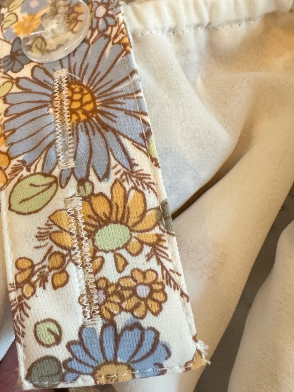 Abercrombie & Fitch Floral Tie Front Midi Dress | Cottagecore, Size SP - Picture 10 of 11